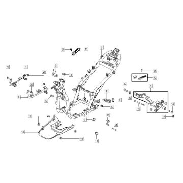 Frame Agility 16+ 125 Mat Metallic Light Blue