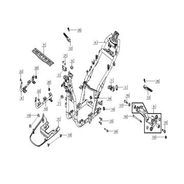 Frame Agility 16+ 200i Mat Metallic Silver