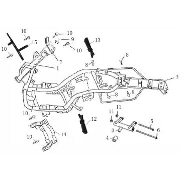 Frame Turbho RG50 smokey