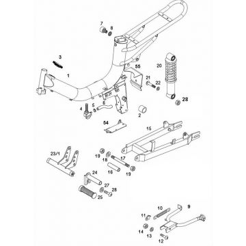 Frame Tomos Pack'r 2-takt