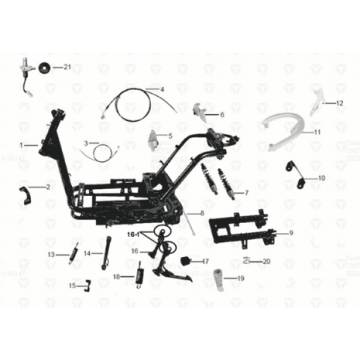 Frame Yadea M6L