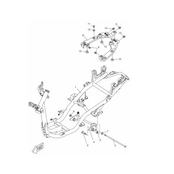 Frame Yamaha Aerox 50 2-takt LC 2013