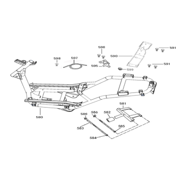 Framedelen Znen Revival zwart rood