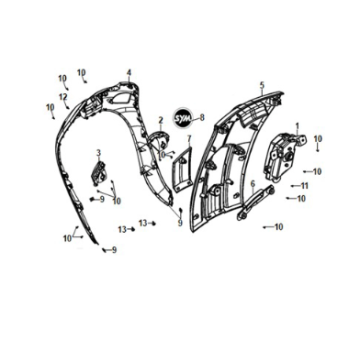 Front cover Sym E-Fiddle Icy White (WH8028P)
