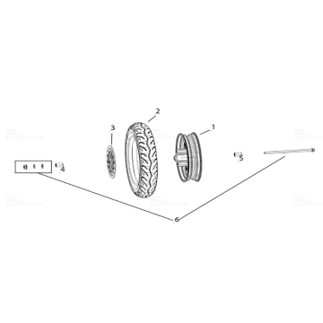Front wheel Yadea E8S