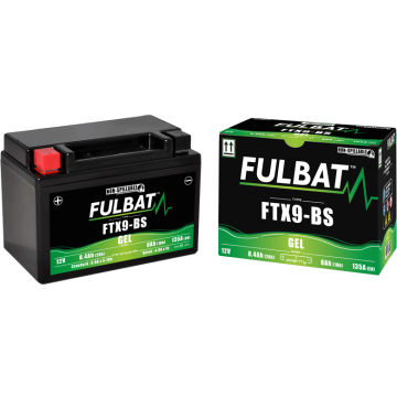 Accu Fulbat FTX9-BS (YTX9-BS) onderhoudsvrij gel