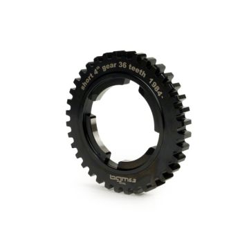 4e versnellingstandwiel-BGM PRO,type Lusso Vespa PX125-150 (1984->),T5 125cc,Cosa125-150,LML Star/Stella125/150 2-takt korte 4e versnelling voor PX200 (1984->),Cosa200 36 tanden