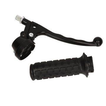 Gashendel/remhendel/handvat origineel model zwart Tomos A3/A35/Flexer/Quadro/Standard