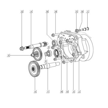 Gear chamber cap Kymco Filly 50 E5+