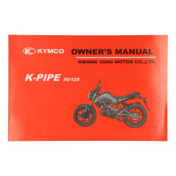 Gebruikershandleiding K-pipe 50 125 origineel