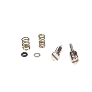 Mengselafstelling set stationair/lucht afstelschroeven/veren/ringen Dellorto PHBN carburateur Minarelli 50 cc (handmatige choke)