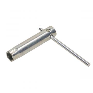 Bougiesleutel Piaggio motorblok 50cc 4-takt 4V lengte 9cm 13mm (voor E type NGK bougie) DMP