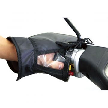 Handmoffen set nylon universeel (nieuw model) zwart