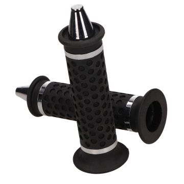 Handvatten Point zwart-chroom