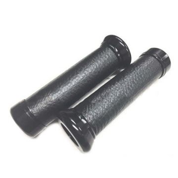 Handvatset set Vespa LX / LXV / S / Primavera / Sprint met glanszwart dop