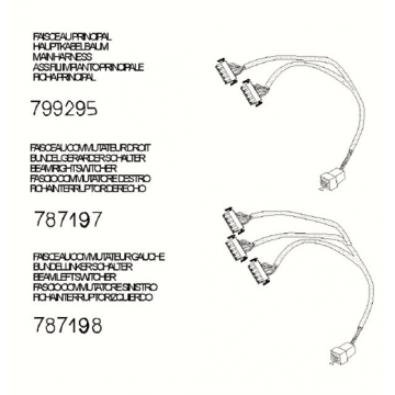 Harness - connector Peugeot Django 4-takt E5