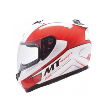 Helm integraal MT Blade Boss wit / rood