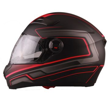 Helm integraal Vito Falcone zwart / rood