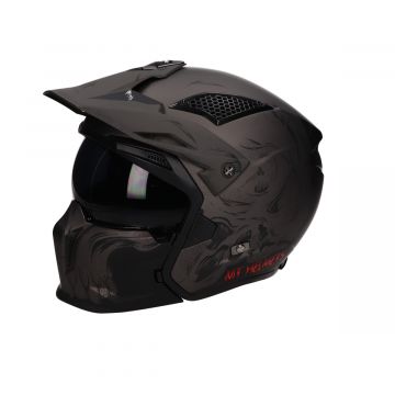 Helm MT Streetfighter SV Darkness zwart / grijs