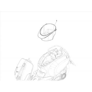 Helmbak Vespa Elettrica 25km/u SCH Euro 5 2021