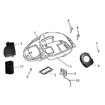 Helmbak Rover Exclusive antraciet