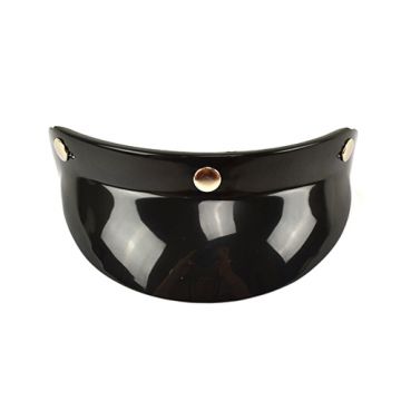 Helmklep jethelm MT Le Mans/Custom hoogglans zwart (19,5cm)