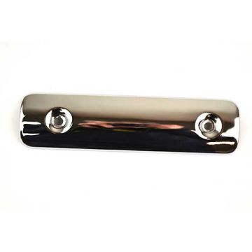 Hitteschild uitlaat chroom (15cm hart bout-hart bout) type China AGM Grande Retro/Bella/Torino/Roma/Custom/Borsalino/Amaro/Classic/Aurora