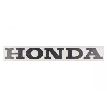 Honda sticker woord (Honda) wit-zwarte letters 22cm lengte