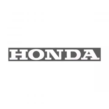 Honda sticker woord (Honda) zwart-witte letters 22cm lengte