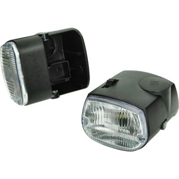 Koplamp Piaggio Ciao/ Gilera Citta zwart 1979-1988