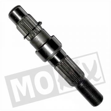 UITGAANDE AS EINDOVERBRENGING L=133mm CHINA 4TAKT GY6 MOTOR 50cc