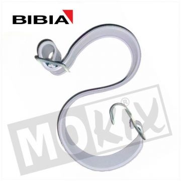 Kofferrekbinder dik 60cm haak/klem grijs Bibia