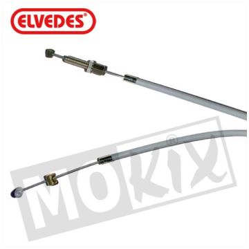 Versnellingskabel Zundapp +15cm  grijs Elvedes