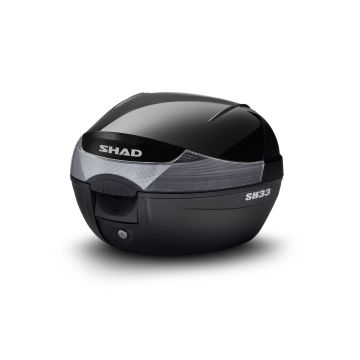 Topkoffer deksel Shad sh33 zwart metallic