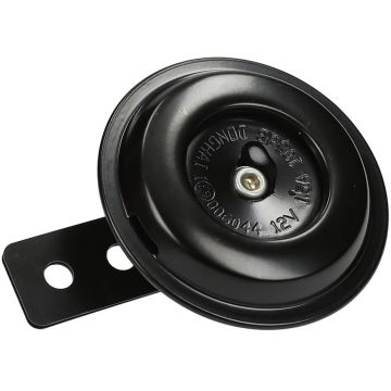Claxon 12V gelijkstroom zwart universeel