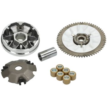 Variateurkit type China GY6 50cc 4-takt inclusief 8.0 gram rollen (motorcode 139QMB)Django ←2017/Kisbee/Agility/Baotian BT49-50/Huatian HT5/Veloce/V-click/Rex RS/Orbit 1