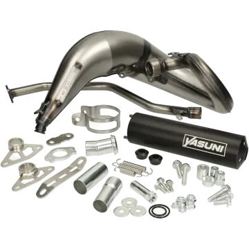 Yasuni Cross ML Max Uitlaat Zwart Bovenlangs Motorhispania Furia RYZ Yamaha DT