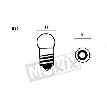 Lamp 6 Volt/4 W E10