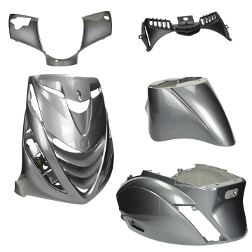 Kappenset SP look Piaggio Zip Porsche agaat grijs 5-delig