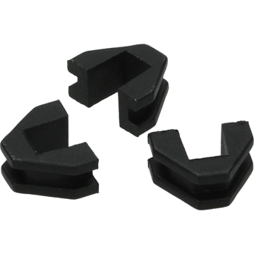geleiderubber los varioramplaat kymco/peug/piag/scooter (3 stuks)