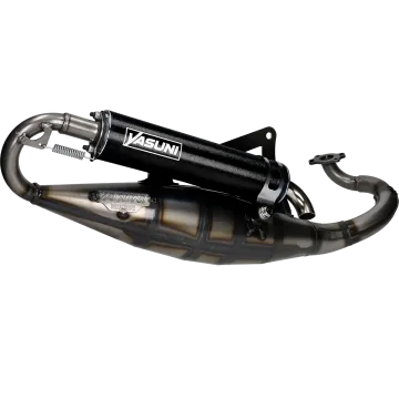 Uitlaat Peugeot horizontaal 2-takt Yasuni-R Black