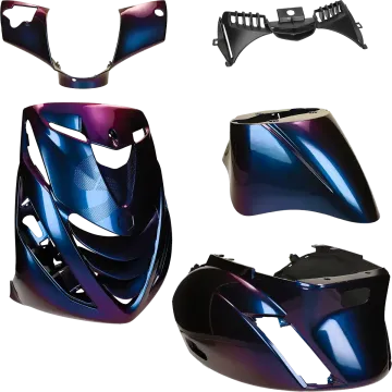 Kappenset SP look Piaggio Zip 2000→50cc 2/4-takt glans cameleon 5-delig