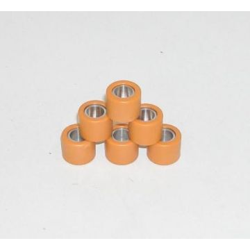 Variateurrollenset Piaggio  5.2 gram 19x15.5mm 50 4-takt 2/4-V Zip-Libert-Fly-Scarabeo-ET4-LX/50 4V Primavera-Sprint-S/50 2-takt SR-DNA-Runner-Zip SP-NRG  CM1102035 origineel