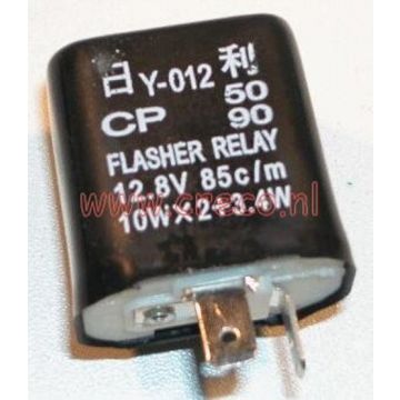Knipperlicht relais Piaggio Zip 2000>/Primavea/Sprint/Yamaha Aerox/MBK Nitro 2002→/F12/F15/Typhoon/Aprilia SR