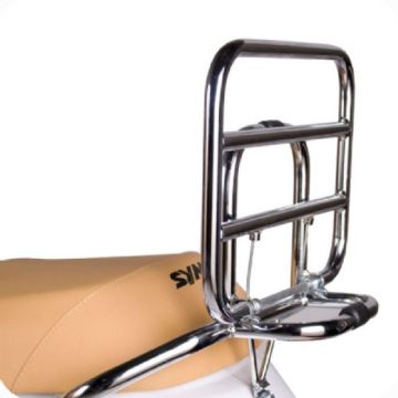 Klapdrager achter SYM Fiddle chroom Faco