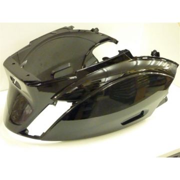 Zijscherm/motorscherm set uit 1 stuk Piaggio Zip 50cc 2/4-takt 2000→hoogglans zwart (94)