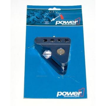 Schokbrekerverlenger verstelbaar cnc gefreesd Minarelli blauw aluminium DMP