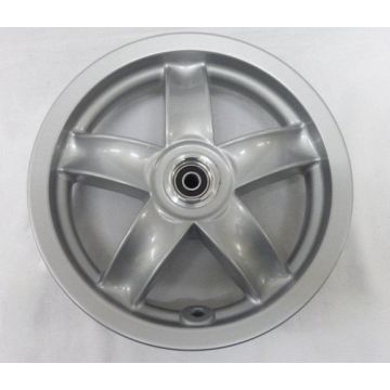 Velg voorzijde compleet met lagers 10 inch zilver Piaggio Zip 50 4-takt euro2 2006-2016   646624T0B1 origineel