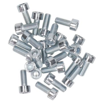 Inbusbout M5x12mm lengte 25stuks