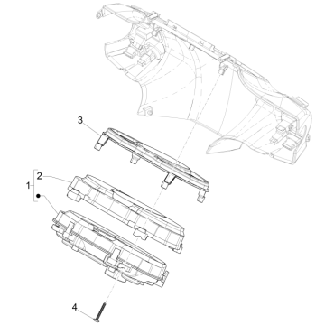 Kilometerteller - Piaggio Medley 150 ie ABS Euro 4 2016-2020
